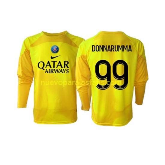 Camiseta de Fútbol Paris Saint-Germain Gianluigi Donnarumma 99 Portero Hombre Tercera 2022-2023 Manga Larga