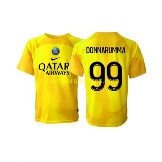 Camiseta de Fútbol Paris Saint-Germain Gianluigi Donnarumma 99 Portero Hombre Tercera 2022-2023 Manga Corta
