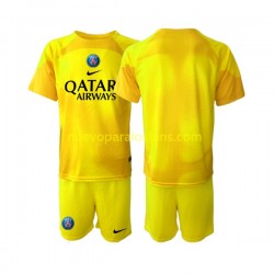 Camiseta de Fútbol Paris Saint-Germain Portero Niño Tercera 2022-2023 Manga Corta