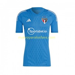 Camiseta de Fútbol Sao Paulo Portero Hombre Exterior 2023 Manga Corta
