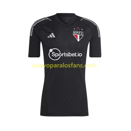Camiseta de Fútbol Sao Paulo Portero Hombre Casa 2023-2024 Manga Corta