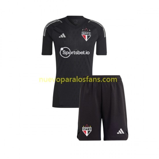 Camiseta de Fútbol Sao Paulo Portero Niño Casa 2023-2024 Manga Corta