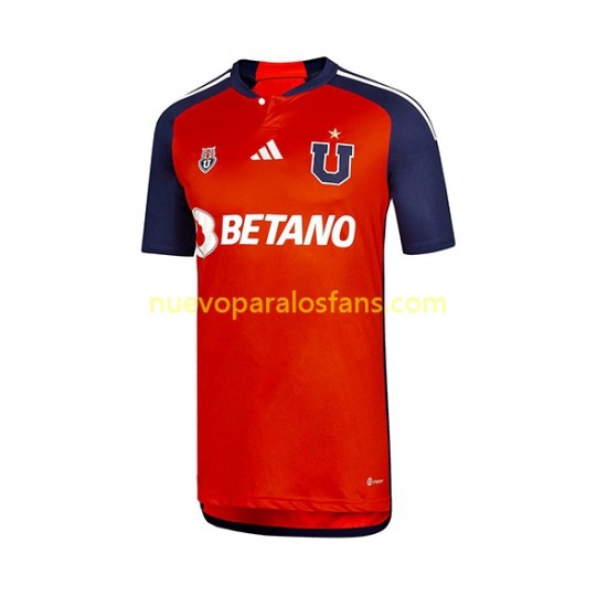 Camiseta de Fútbol Universidad de Chile Hombre Exterior 2023 Manga Corta