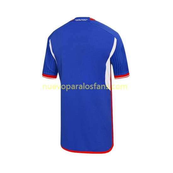 Camiseta de Fútbol Universidad de Chile Hombre Casa 2023 Manga Corta
