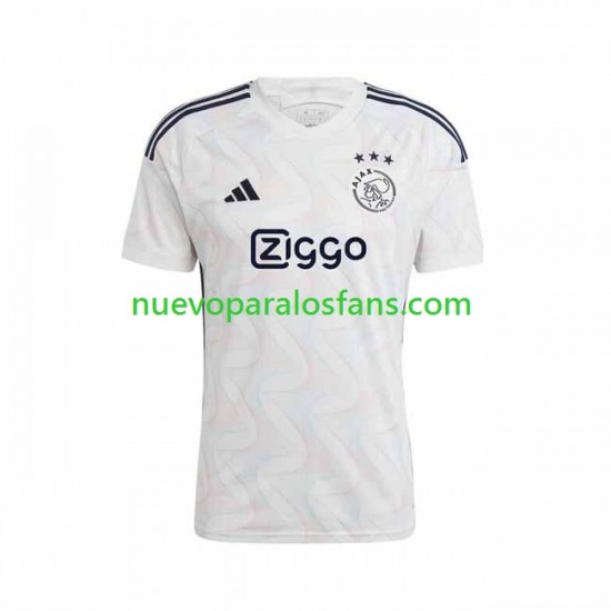 Camiseta de Fútbol AFC Ajax Hombre Exterior 2023-2024 Manga Corta