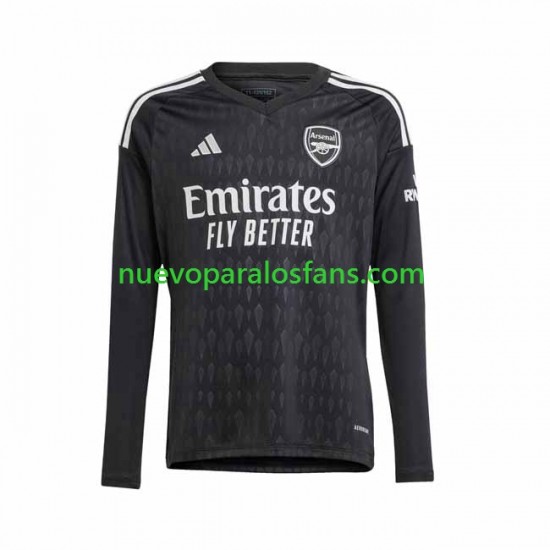 Camiseta de Fútbol Arsenal Portero Hombre Casa 2023-2024 Manga Larga