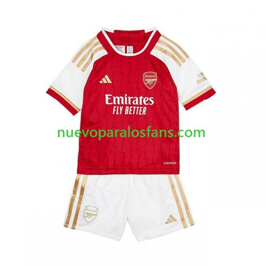 Camiseta de Fútbol Arsenal Niño Casa 2023-2024 Manga Corta