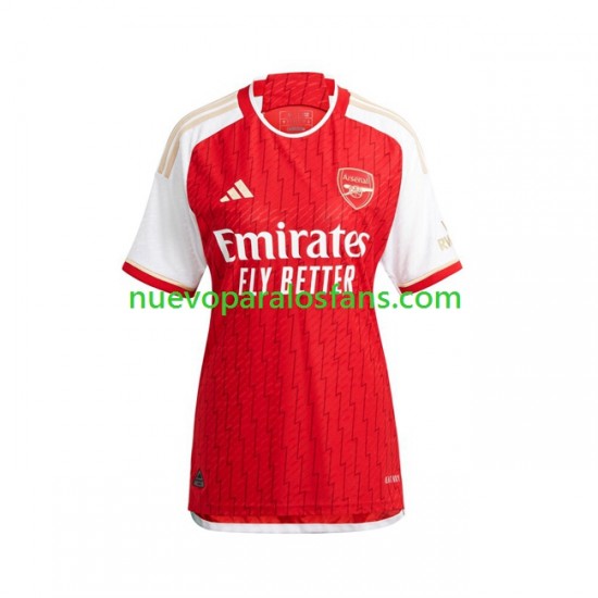 Camiseta de Fútbol Arsenal Mujer Casa 2023-2024 Manga Corta
