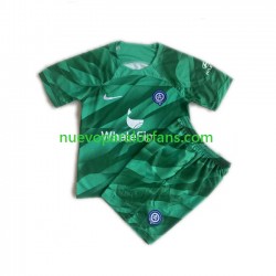 Camiseta de Fútbol Atlético Madrid Portero Niño Exterior 2023-2024 Manga Corta