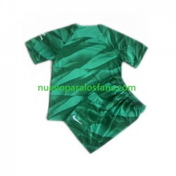 Camiseta de Fútbol Atlético Madrid Portero Niño Exterior 2023-2024 Manga Corta