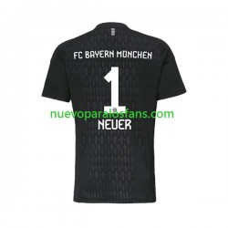 Camiseta de Fútbol Bayern de Múnich Manuel Neuer 1 Portero Hombre Casa 2023-2024 Manga Corta