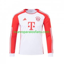 Camiseta de Fútbol Bayern de Múnich Hombre Casa 2023-2024 Manga Larga