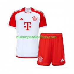 Camiseta de Fútbol Bayern de Múnich Niño Casa 2023-2024 Manga Corta
