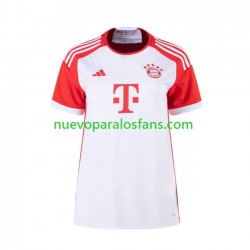 Camiseta de Fútbol Bayern de Múnich Mujer Casa 2023-2024 Manga Corta