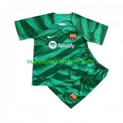 Camiseta de Fútbol FC Barcelona Portero Niño Casa 2023-2024 Manga Corta