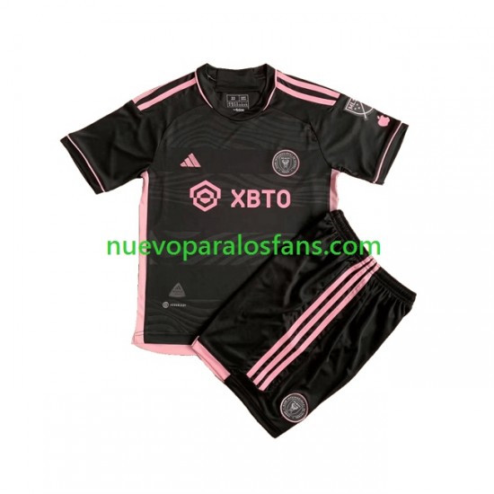 Camiseta de Fútbol Inter Miami Niño Exterior 2023 Manga Corta