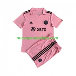 Camiseta de Fútbol Inter Miami Niño Casa 2023 Manga Corta