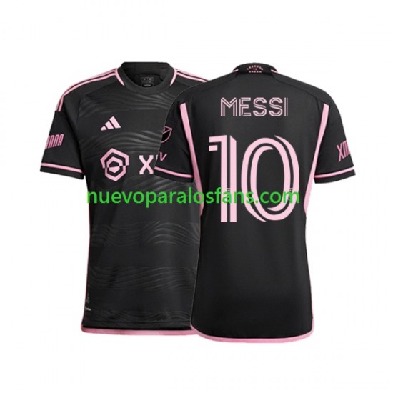 Camiseta de Fútbol Inter Miami Lionel Messi 10 Hombre Exterior 2023 Manga Corta