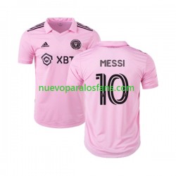 Camiseta de Fútbol Inter Miami Lionel Messi 10 Hombre Casa 2023 Manga Corta