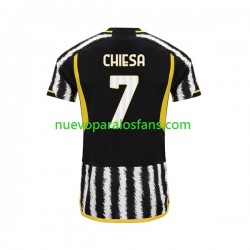 Camiseta de Fútbol Juventus Federico Chiesa 7 Hombre Casa 2023-2024 Manga Corta
