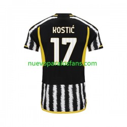Camiseta de Fútbol Juventus Filip Kostic 17 Hombre Casa 2023-2024 Manga Corta