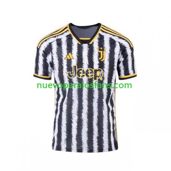 Camiseta de Fútbol Juventus Hombre Casa 2023-2024 Manga Corta