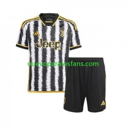 Camiseta de Fútbol Juventus Niño Casa 2023-2024 Manga Corta