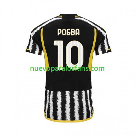 Camiseta de Fútbol Juventus Paul Pogba 10 Hombre Casa 2023-2024 Manga Corta