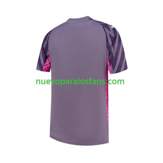 Camiseta de Fútbol Manchester City Portero Hombre Exterior 2023-2024 Manga Corta