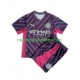 Camiseta de Fútbol Manchester City Portero Niño Exterior 2023-2024 Manga Corta