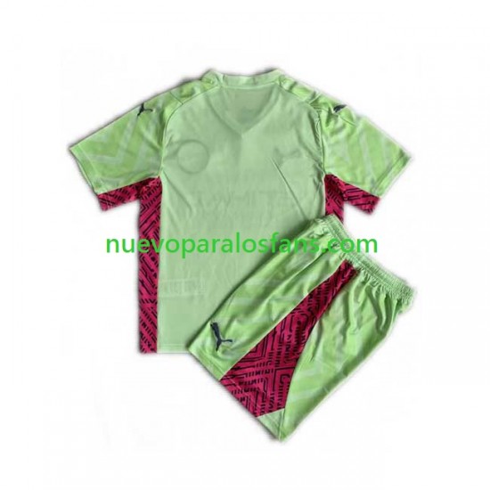 Camiseta de Fútbol Manchester City Portero Niño Tercera 2023-2024 Manga Corta