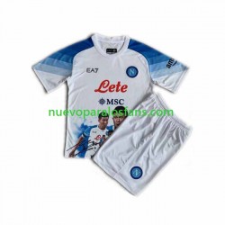 Camiseta de Fútbol Napoli Face Game Minjae 3 Niño Casa 2022-2023 Manga Corta