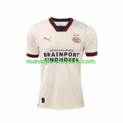 Camiseta de Fútbol PSV Eindhoven Hombre Exterior 2023-2024 Manga Corta