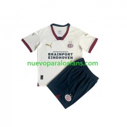 Camiseta de Fútbol PSV Eindhoven Niño Exterior 2023-2024 Manga Corta