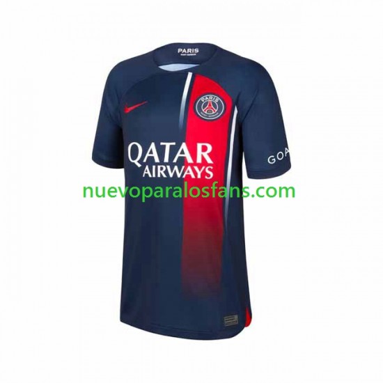 Camiseta de Fútbol Paris Saint-Germain Hombre Casa 2023-2024 Manga Corta