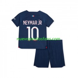 Camiseta de Fútbol Paris Saint-Germain Neymar Jr 10 Niño Casa 2023-2024 Manga Corta