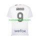 Camiseta de Fútbol AC Milan Olivier Giroud 9 Hombre Exterior 2023-2024 Manga Corta