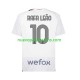 Camiseta de Fútbol AC Milan Rafael Leao 10 Hombre Exterior 2023-2024 Manga Corta