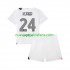 Camiseta de Fútbol AC Milan Simon Kjaer 24 Niño Exterior 2023-2024 Manga Corta