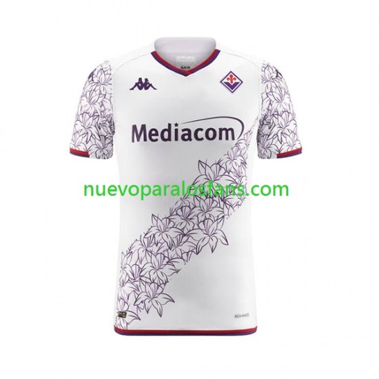 Camiseta de Fútbol ACF Fiorentina Hombre Exterior 2023-2024 Manga Corta