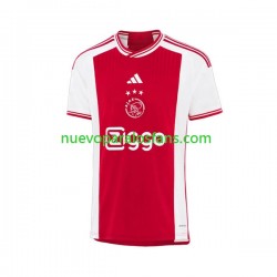 Camiseta de Fútbol AFC Ajax Hombre Casa 2023-2024 Manga Corta