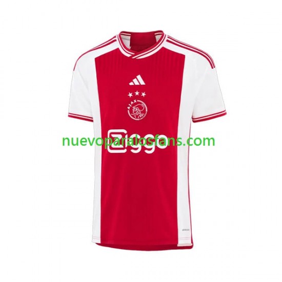 Camiseta de Fútbol AFC Ajax Hombre Casa 2023-2024 Manga Corta