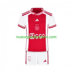 Camiseta de Fútbol AFC Ajax Niño Casa 2023-2024 Manga Corta