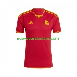 Camiseta de Fútbol AS Roma Hombre Casa 2023-2024 Manga Corta