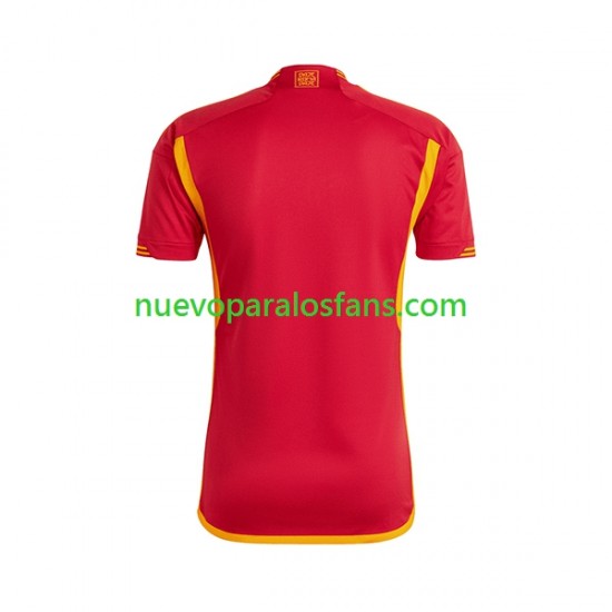 Camiseta de Fútbol AS Roma Hombre Casa 2023-2024 Manga Corta