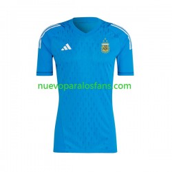 Camiseta de Fútbol Argentina Portero Hombre Tercera 2023 Manga Corta