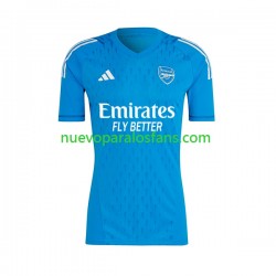 Camiseta de Fútbol Arsenal Portero Hombre Exterior 2023-2024 Manga Corta