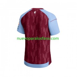 Camiseta de Fútbol Aston Villa Hombre Casa 2023-2024 Manga Corta