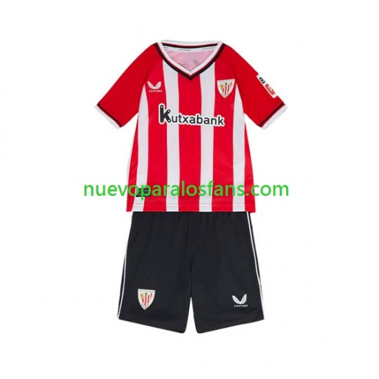 Camiseta de Fútbol Athletic Bilbao Niño Casa 2023-2024 Manga Corta