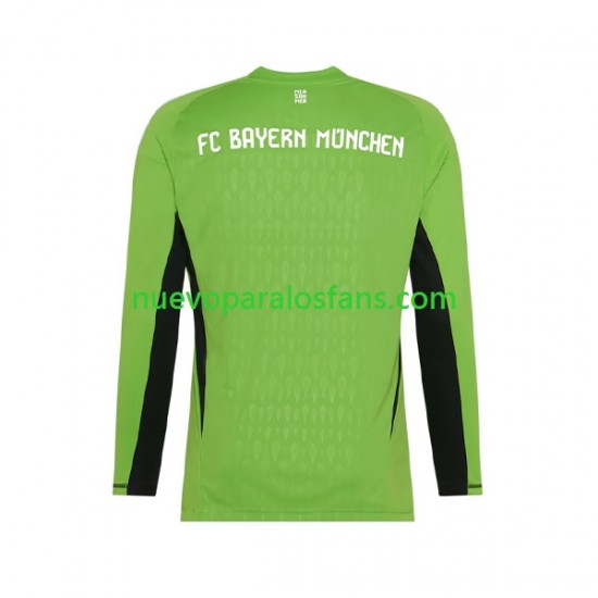Camiseta de Fútbol Bayern de Múnich Portero Hombre Exterior 2023-2024 Manga Larga
